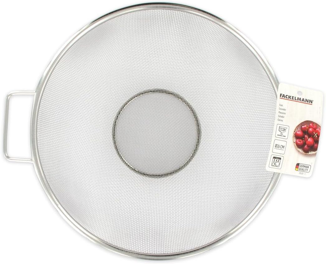 Fackelmann - Tamis inox série 28333 - 26x11,5 cm - acier inoxydable