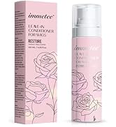 Immetee Synthetic Wig Leave-In Conditioning Spray, Soins pour Perruques Femme, Cheveux Naturels, Frena E...