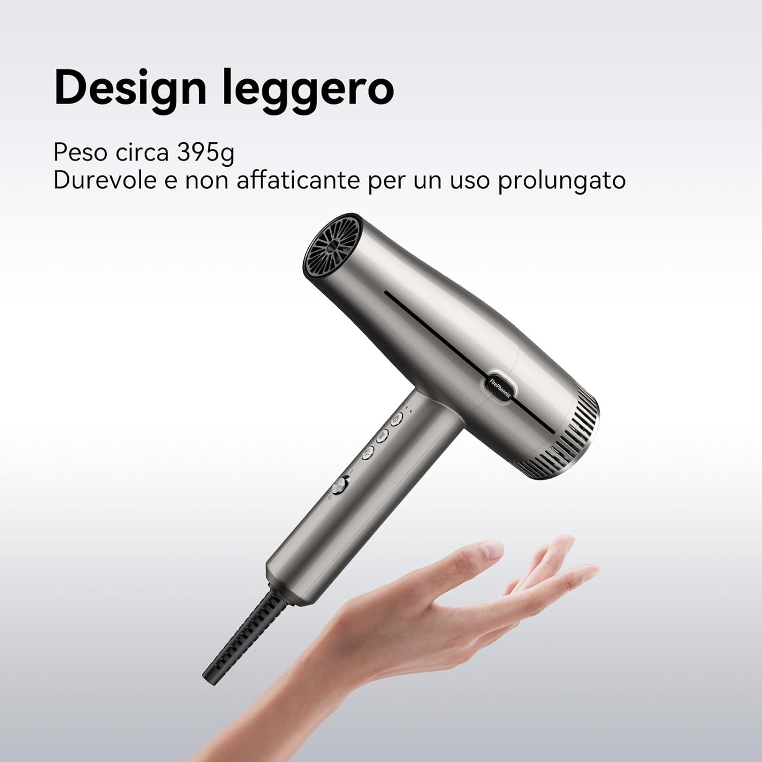 FirePhoenix - sèche-cheveux pro série 2300W, 90 000 tr/min, ions, 22 m/s