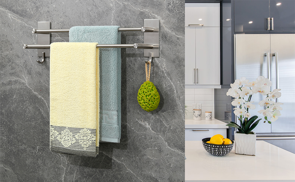 Porte-serviettes sans perçage