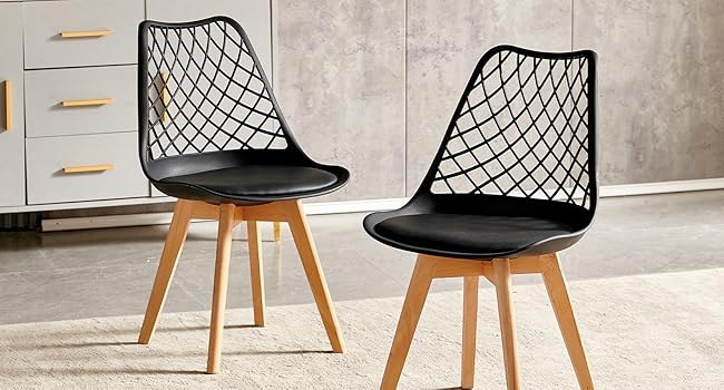 Chaises de Salle à Manger en Creux Scandinaves