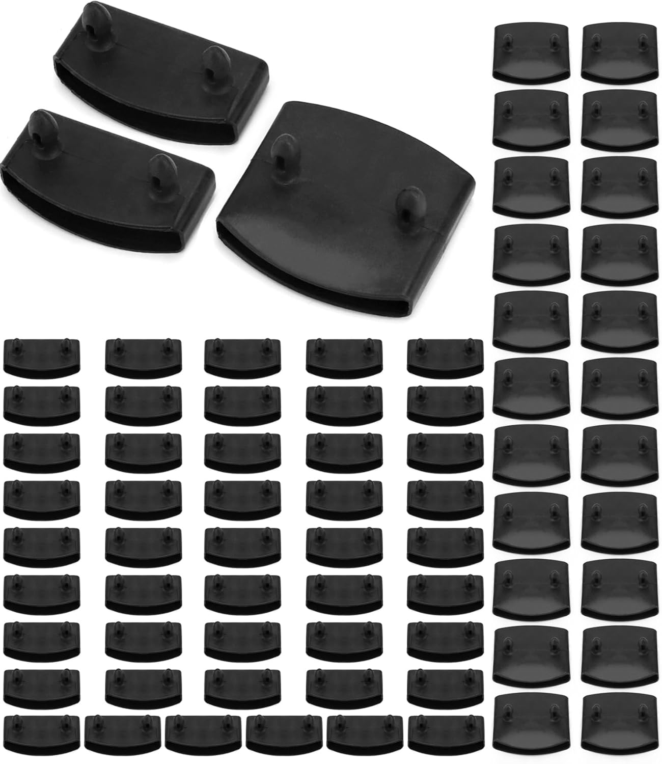 QWORK - Capuchons et embouts pour sommier - 5,5x0,9 cm - lot de 72 pièces - QWORK72