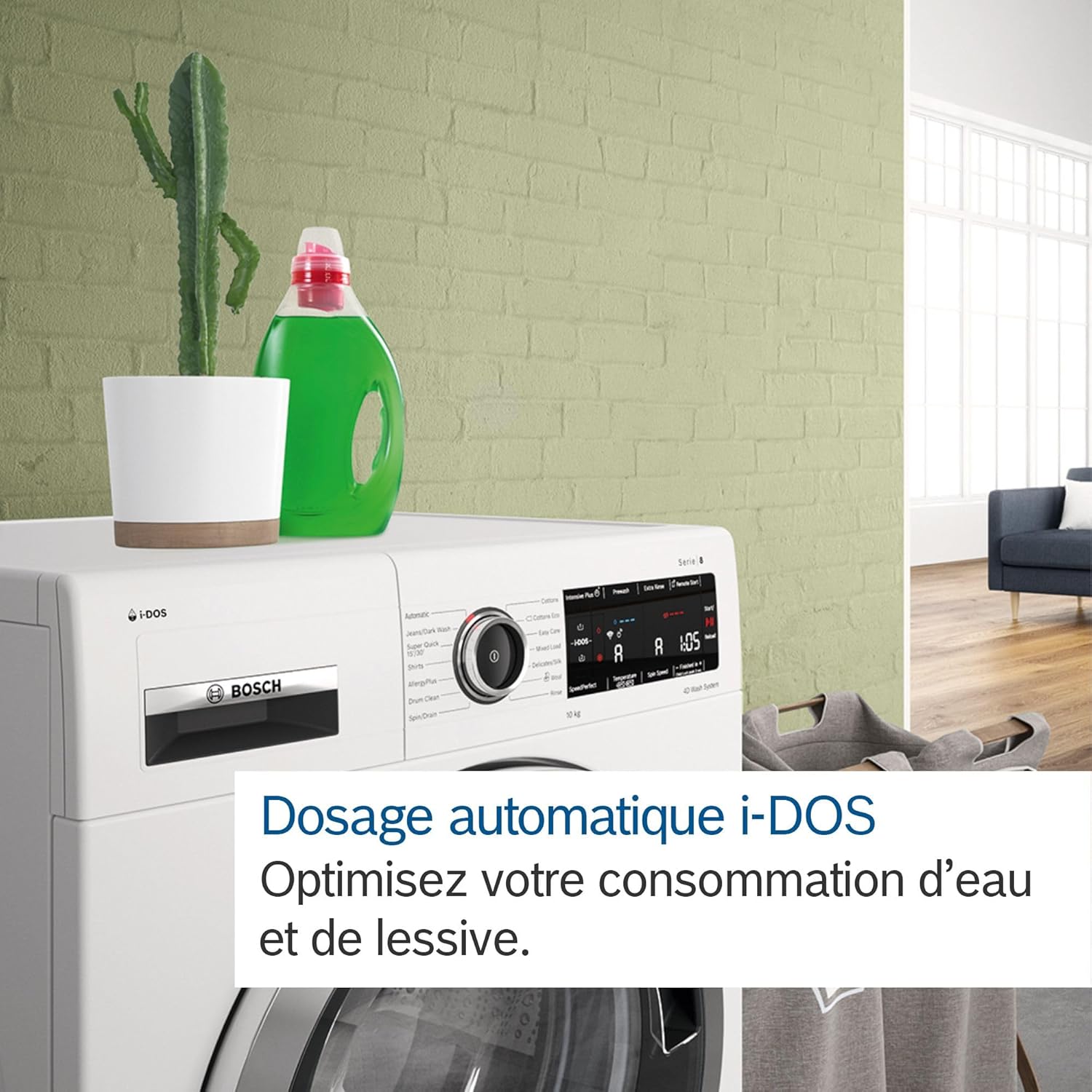 Bosch - Série 6 lave-linge 9kg 1400trs/min 60x85x60cm - WGG244F1FR