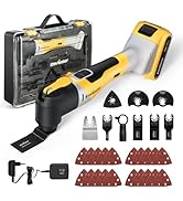 Outil Multifonction Oscillant 20V, ENVENTOR Brushless Outil Multifonction Sans Fil avec 6 Vitesse...