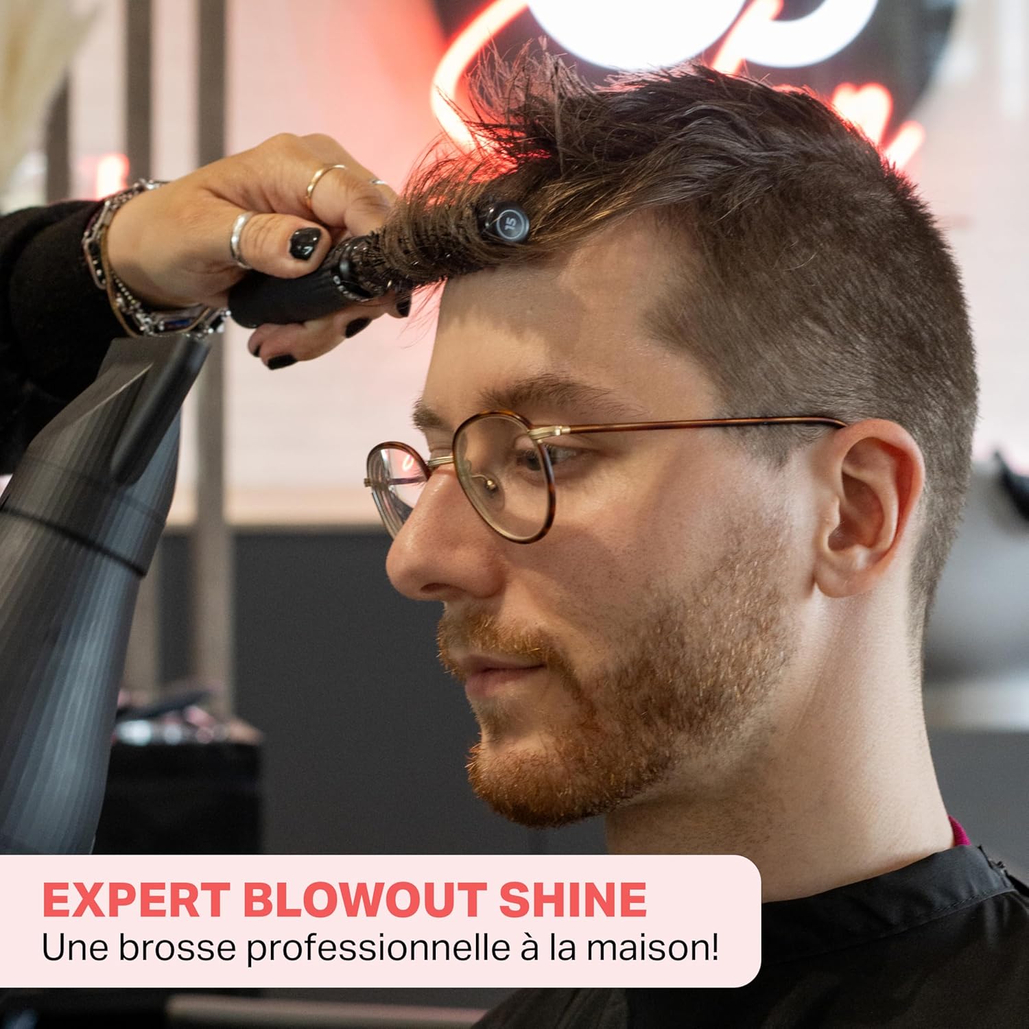 Olivia Garden - Expert Blowout Shine - céramique, antistatique, brushing lumineux