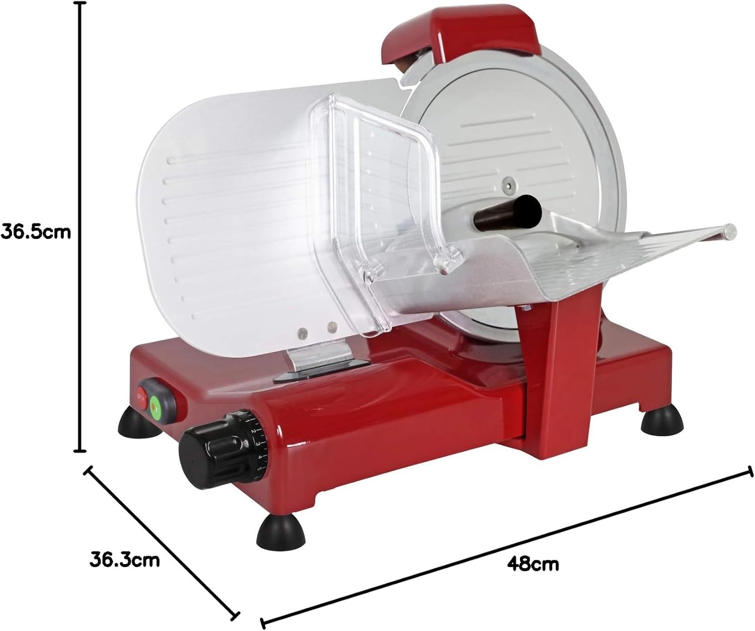 RGV - trancheuse série 90232, 140W, compacte, coloris rouge - 90232-RED