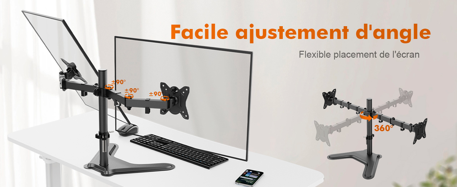 support double ecran pc