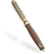 Olivia Garden Expert Blowout Shine – Doré & Brun - 15 - Brosse ronde en céramique antistatique po...