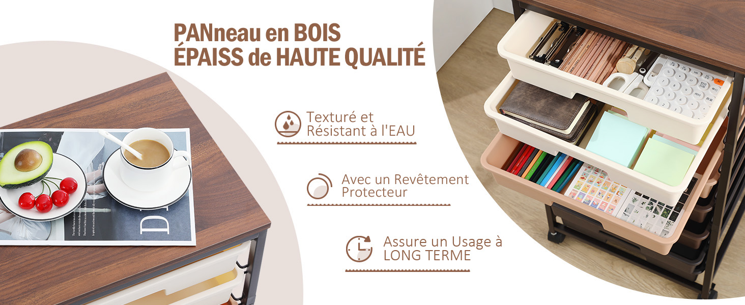 Charge de salle de bain avec tiroir