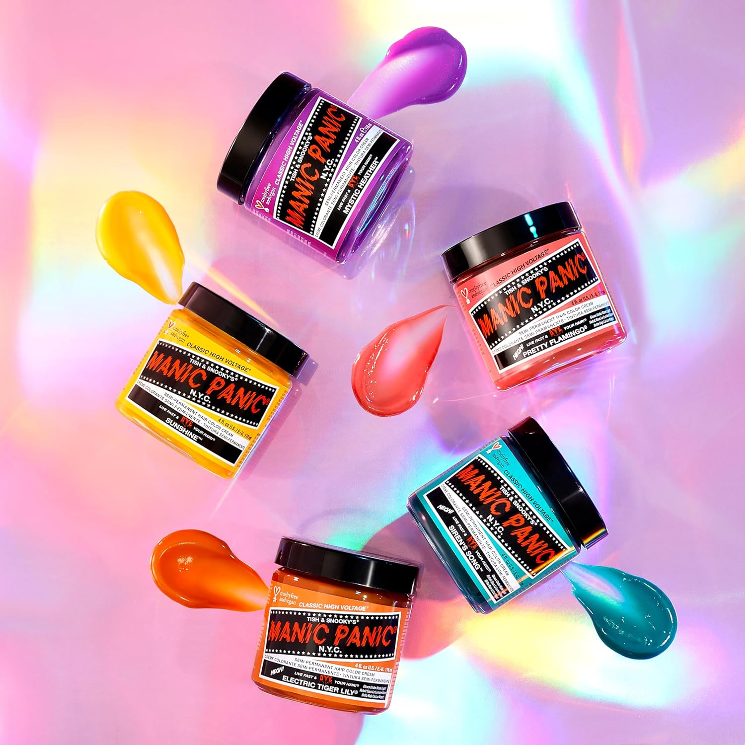 Manic Panic - Voodoo - coloration cheveux bleu classique, longue tenue