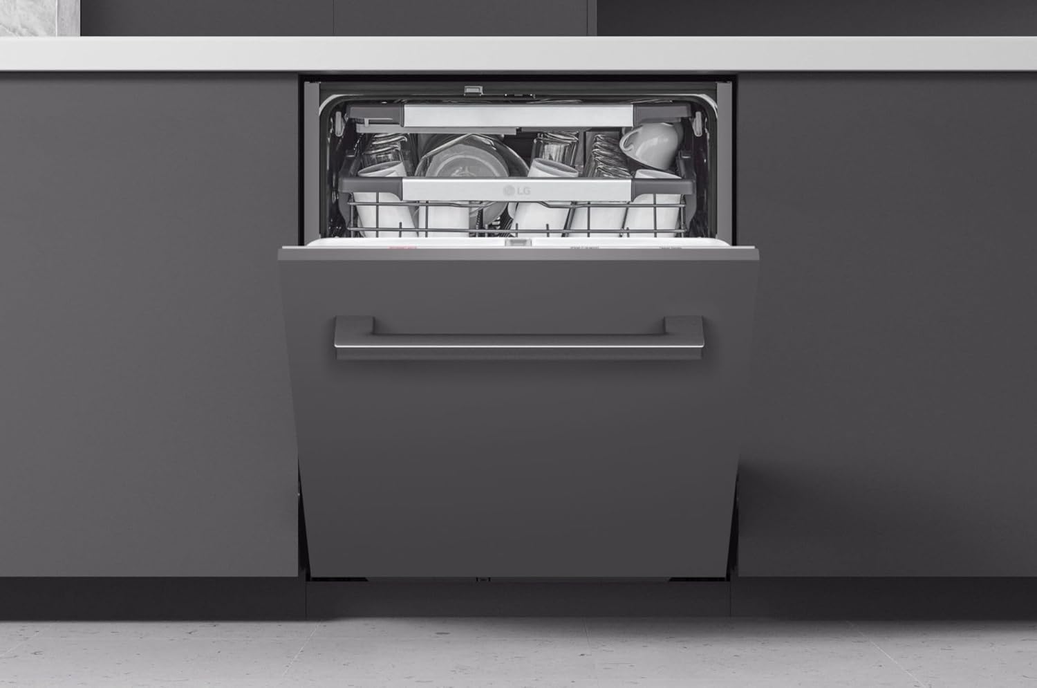 LG - Lave-vaisselle encastrable 14 couverts, inox, silencieux, DB475TXS