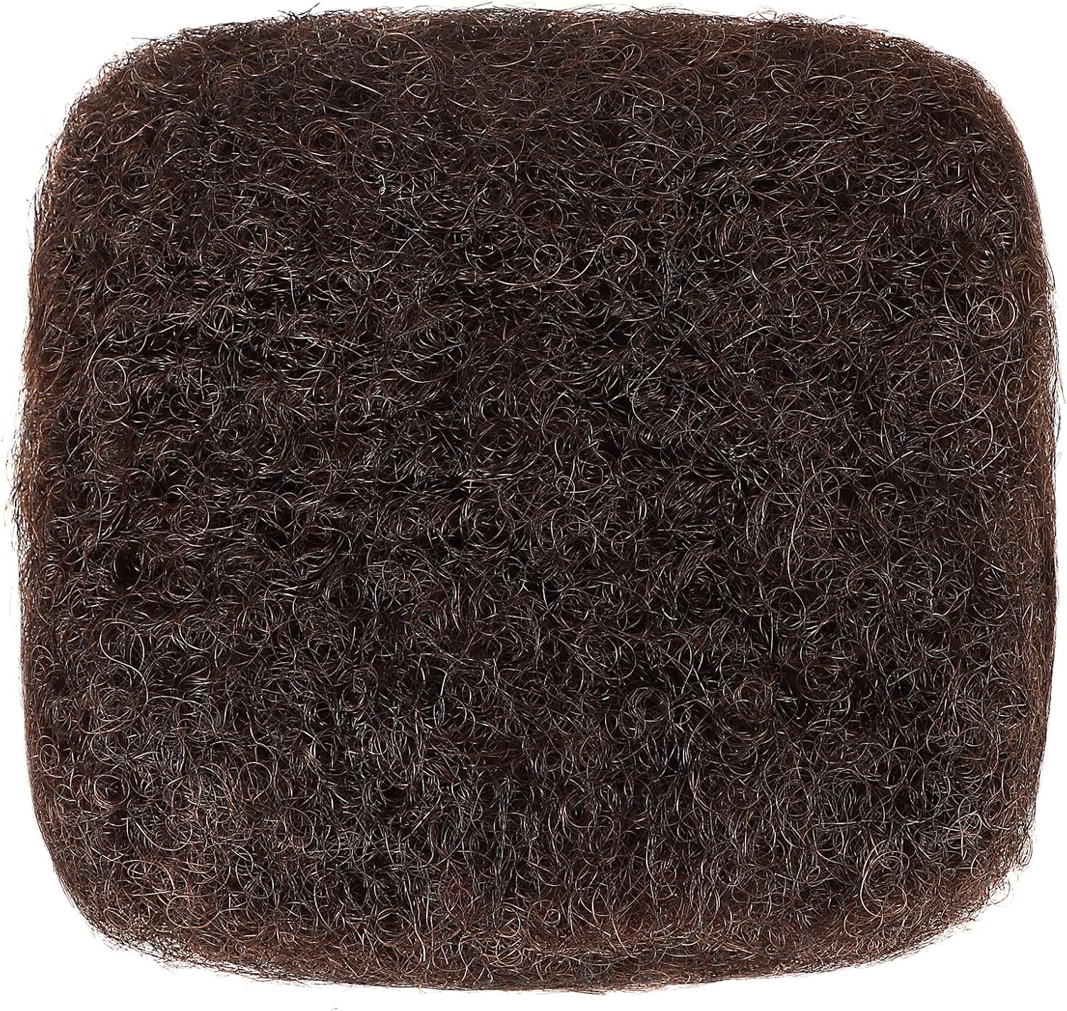 Extension cheveux naturel afro kinky, 8 pouces, 1 paquet, brun foncé