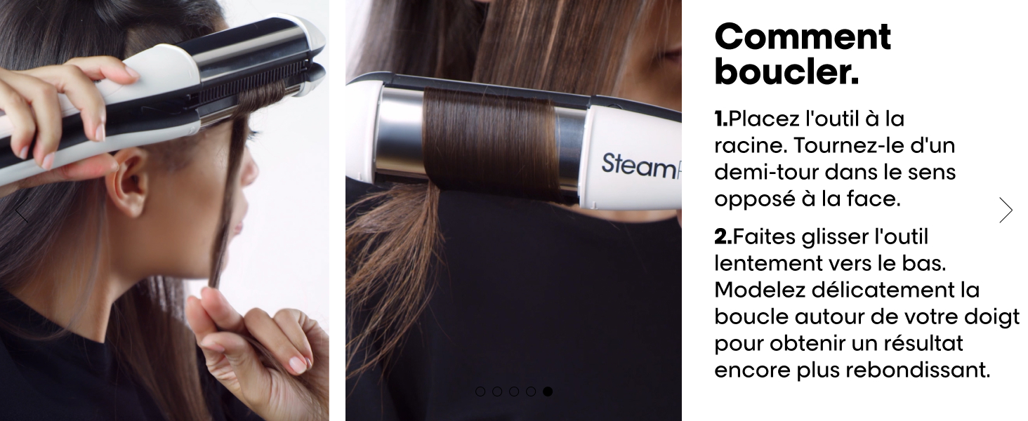 Le texte se lit comme suit : « Comment l'installateur ». Démonstration montrant des mains installant ou montant un appareil noir sur une surface sombre.