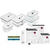 Kit de démarrage de mise sous vide ZWILLING Fresh & Save, en verre, 16 unités, La Mer
