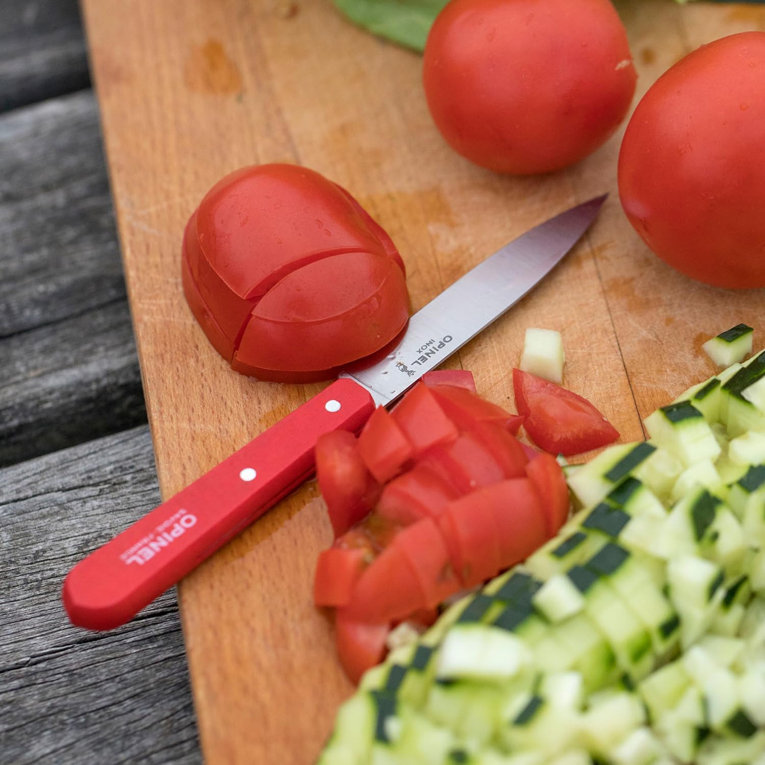 Opinel - Coffret N°112 - 4 couteaux 10cm - lame inox, fabrication française