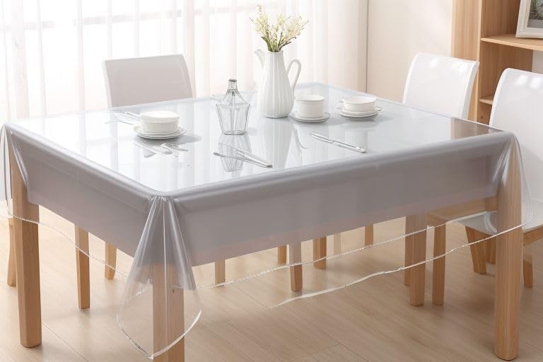 VITA PERFETTA - nappe PVC transparente - 140x300cm - protection table