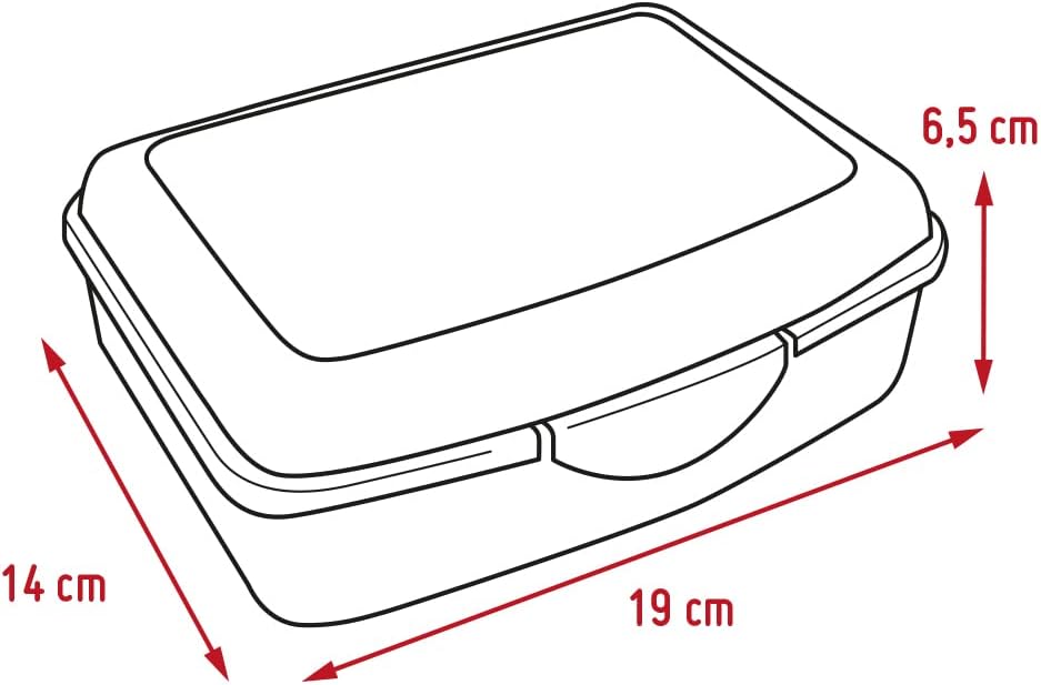 NERTHUS - boîte à lunch dinosaure enfant légère, facile à nettoyer FIH923
