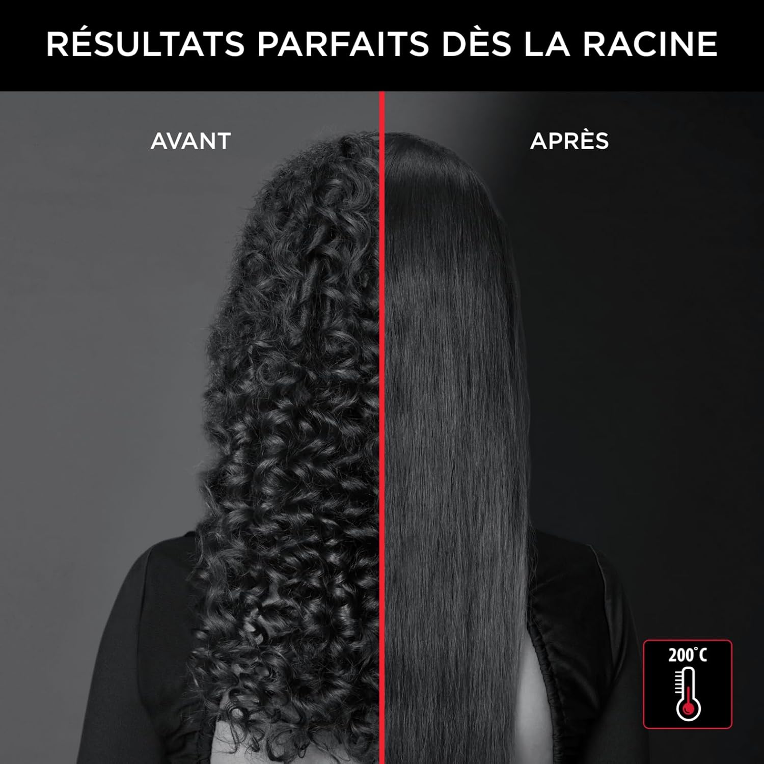 Rowenta - Power Straight Karl Lagerfeld - lissage facile cheveux épais - CF582LF0