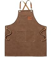 avec lanières en cuir, poche poitrine, grande poche à la taille et passants latéraux. Comprend des détails en métal et des accents en cuir.