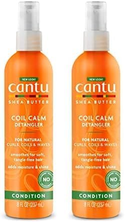 Cantu - Coil Calm Soin Démêlant, 237ml, beurre de karité, lot de 2